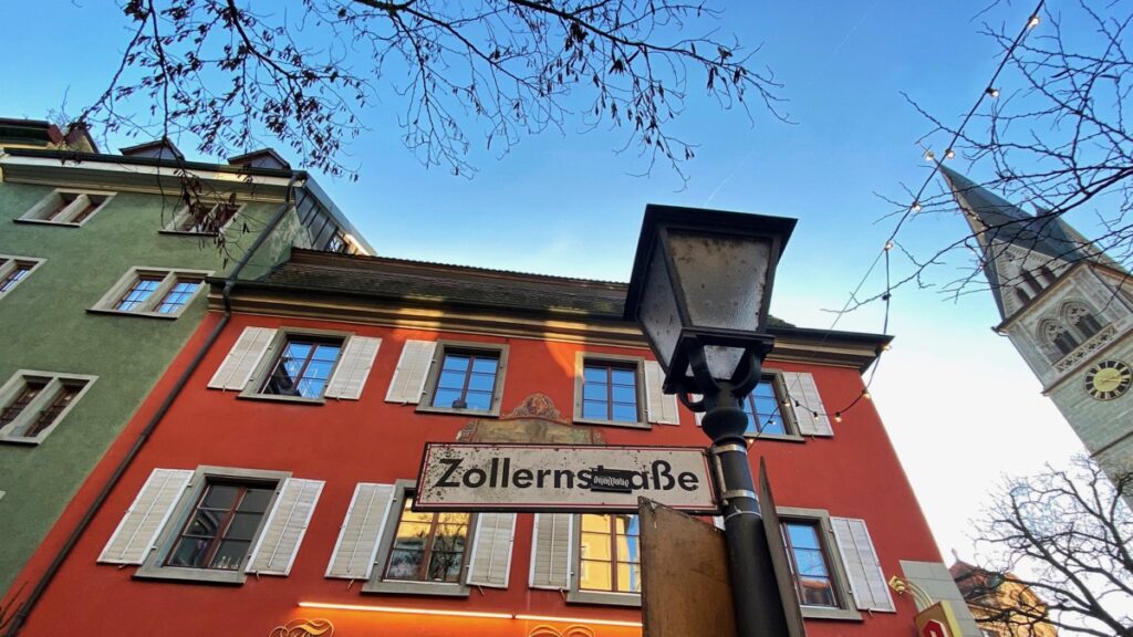 Straßenschild Zollernstraße